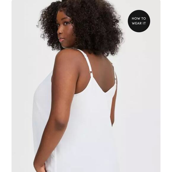 TORRID Women’s Sophie Swing Cami in White - Picture 3 of 8